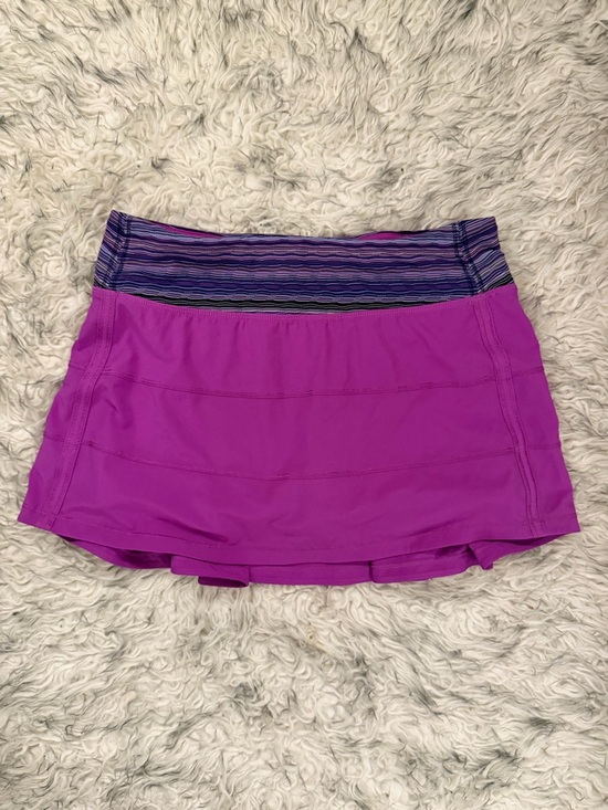 lululemon athletica Dresses & Skirts - Lululemon Pace Rival Skirt II *4-way Stretch - Ultra Violet / Space Dye Twist